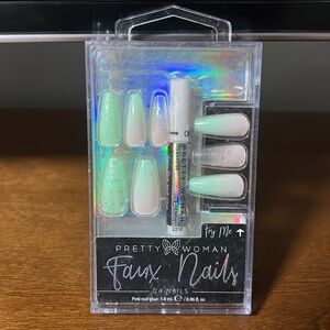 Faux Nails + Glue